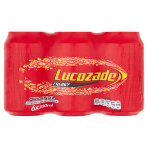 Lucozade multipack 6 cans 330ml  X 4