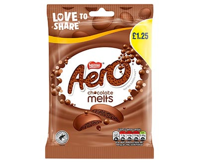 Aero Chocolate Melts 80gx12