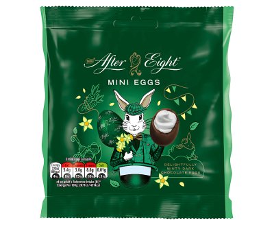 After Eight Dark Mint Chocolate Mini Eggs Sharing Bag 81g X12