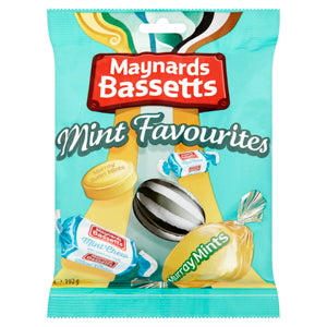 Bags Mint Favourites 192g Maynard Bassetts x12
