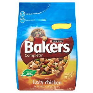 Bakers Complete Chicken & Veg Wholegrain 3kg x4