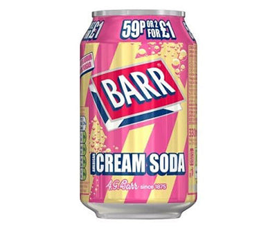 Barr American Cream Soda 330ml x24