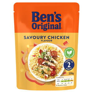 Bens Exp RTH Savoury Chicken Rice 220g x6