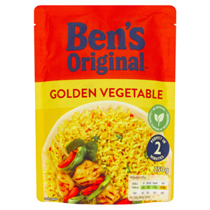 Bens Express Golden Veg Rice 250g x6