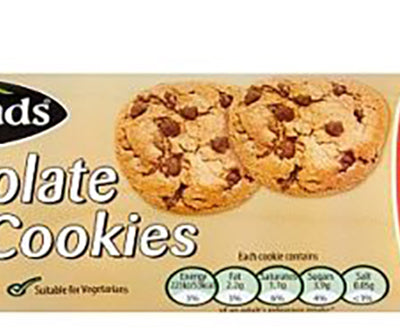 Bolands Chocolate Chip Cookies 145gx24