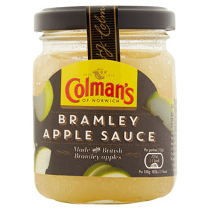 COLMANS Bramley Apple Sauce 155g Jar x8