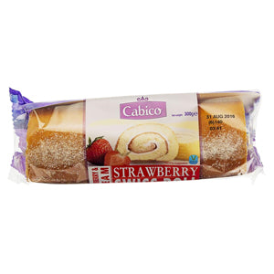 Cabico Strawberry & Cream Swiss Roll 300g x6