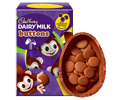 Cadbury Dairy Milk Buttons Easter Egg Carton 98g X12