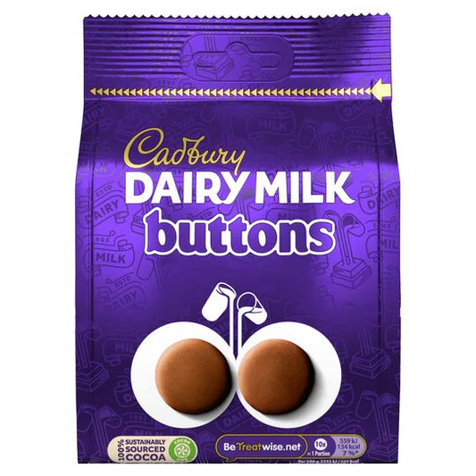 Cadbury Bags Giant Buttons 119g x10