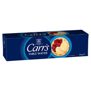 Carrs Table Water Cracker 125g x12