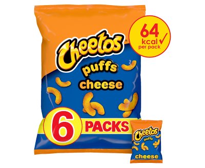 Cheetos Puffs Cheese Multipack Snacks 6x13g 6x13g x36