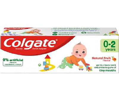 Colgate Kids Mild Fruit 0-2 years Baby Toothpaste 50mlx12
