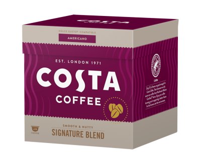Costa Coffee Dolce Gustoï¿½ Compatible Americano 16 x 7.6g (121.6g) x3