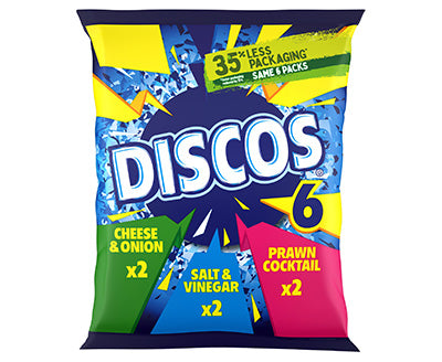 Discos Variety Pack 6 x 25.5g x 25g x28