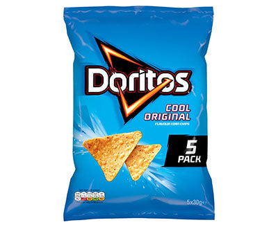Doritos Cool Original Multipack Tortilla Chips 5x30g x18