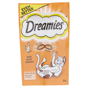 Dreamies Cat Treats Chicken Flavour 60g x8
