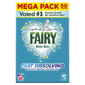 Fairy Non Bio Powder 50 Wash 3.9kg x1