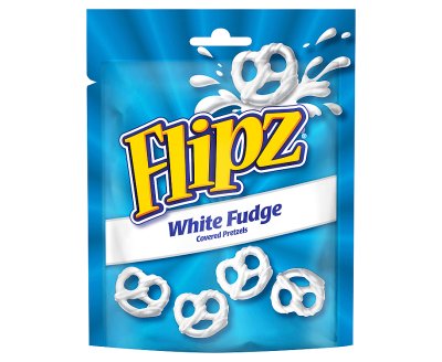 Flipz White Fudge Covered Pretzels 90gx6