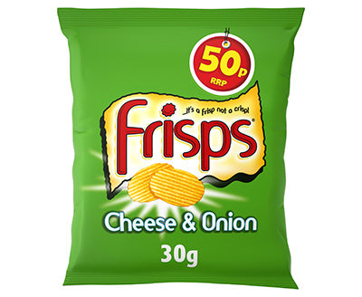 Frisps Cheese & Onion Flavour Snacks 30gx30