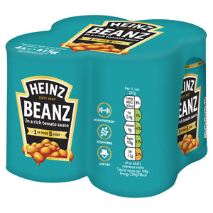 Heinz Baked Beans 415g 4Pk x6