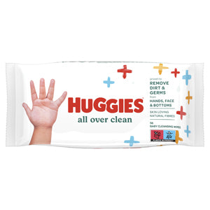 Huggies All Over Clean Wipes 56s x10