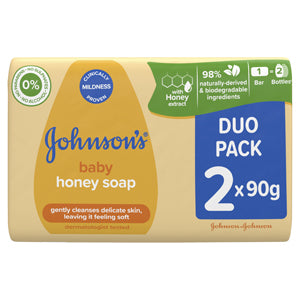 Johnsons Baby Soap (Honey) 2pk x6
