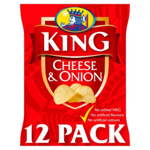 King 12pk Cheese & Onion