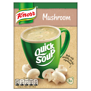 Knorr 3 Pack Mushroom QuickSoup x12