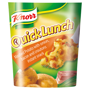 Knorr Quicklunch POT MashPotato Onion&Baconx8