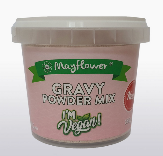 Mayflower vegan gravy powder Retail size tub  x6