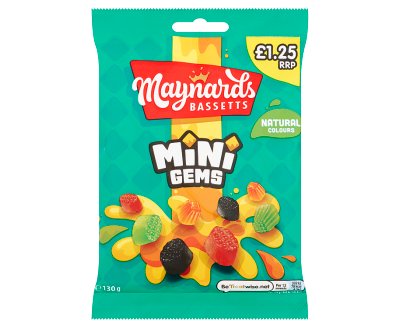 Maynards Bassetts Mini Gems 130gx10