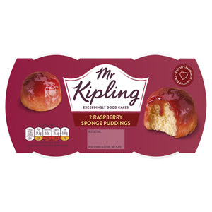 Mr Kipling Raspberry Sponge Pudding x4