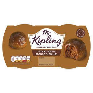 Mr Kipling Sticky Toffee Pudding Twins x4