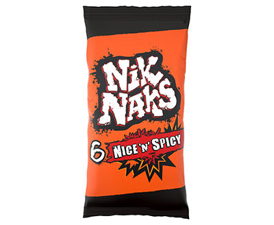 Nik Naks Nice N Spicy Flavour 6 x 20g x24