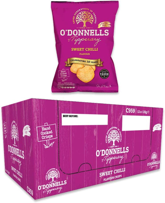 O'Donnells Sweet Chilli Flavour Potato Crisps, 32 x 47.5g