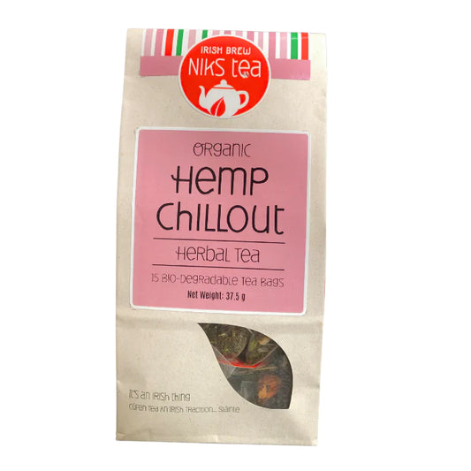 Organic Hemp Chillout Tea bags - Niks Tea X4