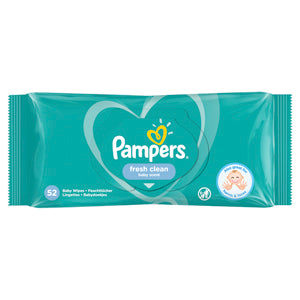 Pampers Baby Wipes Fresh Clean 52 X12