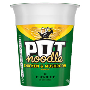 Pot Noodles Chicken & Mushroom 90g x12