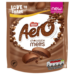 Pouch Aero Melts Milk Nestle 92g x8