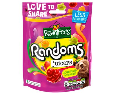 ROWNTREES Randoms Juicers Sweets Sharing Bag 140gx10