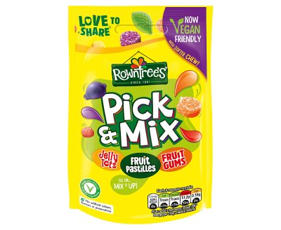 Rowntrees Pick & Mix Vegan Friendly Sweets Sharing Bag 150gx10