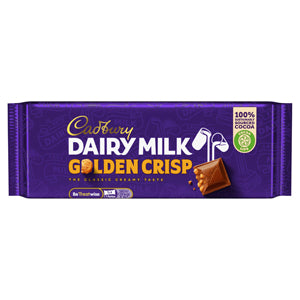 Cadbury Dairy Milk Golden Crisp (54 g) Bars box of 48