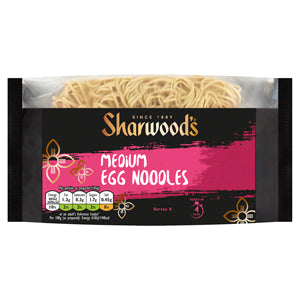 Sharwoods Med Egg Noodles 340g x8