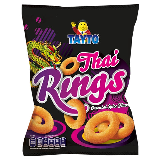 Tayto Thai Rings| Box of 32 Packets (42g)