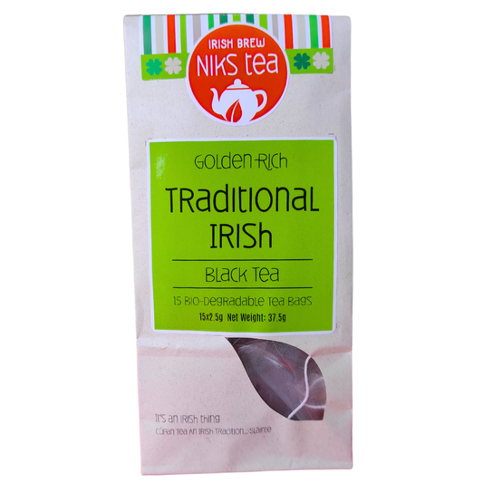 Traditional Irish Black Tea bags Tea - Niks Tea X4