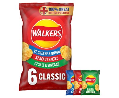 Walkers Classic Variety 6 x 25g x18