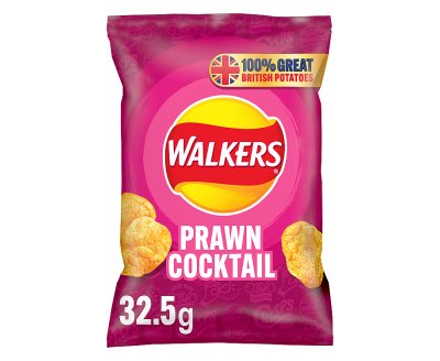 Walkers Prawn Cocktail Flavour Crisps 32.5g x32