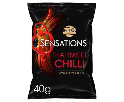Walkers Sensations Thai Sweet Chilli Flavour Crisps 40gx32