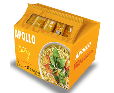 apollp curry noodles 5 pack x8 x8