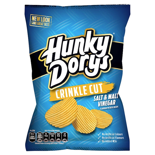 Tayto Hunky Dorys Salt & Vinegar Crisps 50 x 42 g